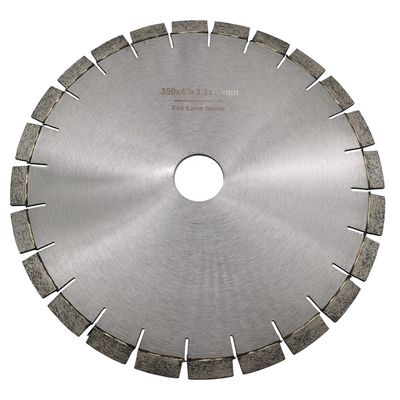 300mm 350mm 400mm Ti-επεξεργασμένο 144 δόντια Granite Saw Blade Κόψιμο για τελική επεξεργασία