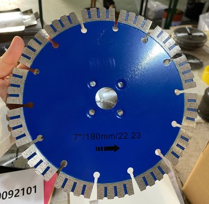 Δίσκος κοπτήρα λεπίδας διαμαντιού 180 mm επικαλυμμένος με Ti για την τελική κατασκευή ηφαιστειακής πέτρας στο Μεξικό