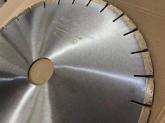 Πακιστανική πέτρα Μαρμάριος Διαμάντι Κόψιμο δίσκο 450mm U-slot Cutter 40 * 5,0 * 10mm οξύτητα