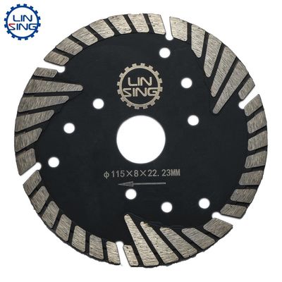 Νικρός διαχωρισμένος δίσκος τουρμπό 230mm Τ τύπου Diamond Saw Blade για την κοπή μαρμάρης πέτρας