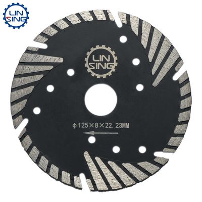 Νικρός διαχωρισμένος δίσκος τουρμπό 230mm Τ τύπου Diamond Saw Blade για την κοπή μαρμάρης πέτρας