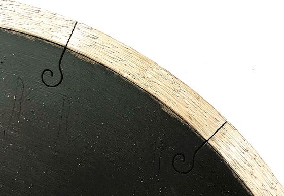 Πλεονέκτημα οξύτητας 350mm J Slot Saw Blade για ακριβή κοπή του Κουάρτζου και της Αγάτης