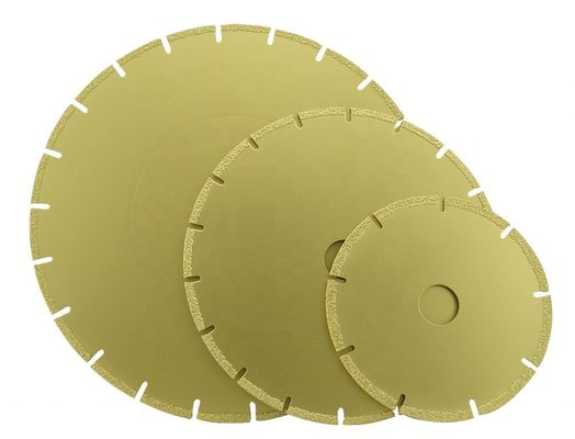 230 mm Μαρμάρινο Κόψιμο και Λούστρωση Vakuum Brazed Saw Blade με Ti- Coated Finishing