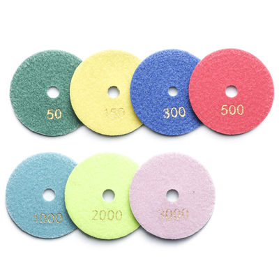 100mm ρητίνη δεσμός υγρό διαμάντι polishing Pad για γρανίτη μάρμαρο κουαρτζή πέτρα 7 κομμάτια σύνολο