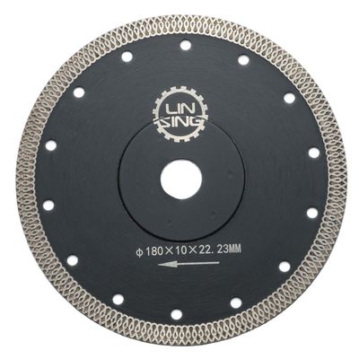 180 mm Turbo Diamond Saw Blade για το κόψιμο και τη άλεση εργαλείων σε κεραμικά πλακάκια μαρμάρου