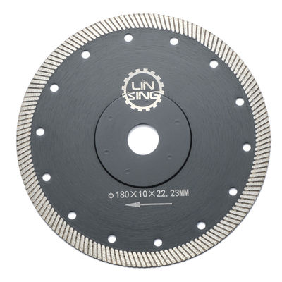 180 mm Turbo Diamond Saw Blade για το κόψιμο και τη άλεση εργαλείων σε κεραμικά πλακάκια μαρμάρου