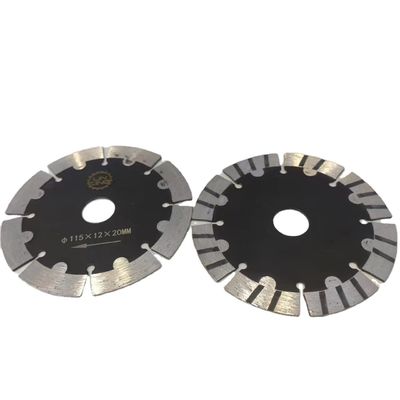 Διαμέτρου 115 mm Turbo segmented δόντια κόφτης δίσκος για μαρμάρινο γρανίτη τούβλο άσφαλτο κατώφλι