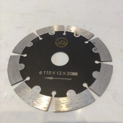 Διαμέτρου 115 mm Turbo segmented δόντια κόφτης δίσκος για μαρμάρινο γρανίτη τούβλο άσφαλτο κατώφλι