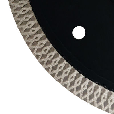 Λύση κοπής 4 ίντσες Turbo Diamond Saw Blade για εξατομικευμένο κεραμικό σε γωνιακό γλιστρικό