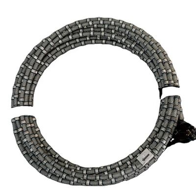 8.8mm Sintered Bead πλαστικό διαμαντένιο σύρμα πριόνι για την υψηλή ακρίβεια κόψιμο μπλοκ γρανίτη