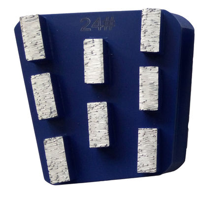 Στυλ Metal Bond 8 Segments Frankfurt Diamond Grinding Block για τη γραμμωτική επιφάνεια μαρμάρου