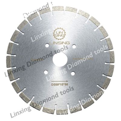 D340/400/450mm Diamond Saw Blade για κοφτερή κοπή γρανίτη 24 δόντια ανά ίντσα