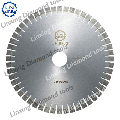 D340/400/450mm Diamond Saw Blade για κοφτερή κοπή γρανίτη 24 δόντια ανά ίντσα