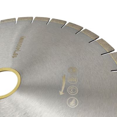 Διαμέτρου 400mm πέτρα γρανίτη δίσκος πλακάκια εργαλεία κοπής U-slot 16 ίντσες σιωπηλή διαμάντι πριονιστή μαχαίρι δίσκος κόπτης