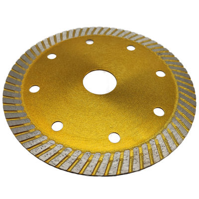 Προσαρμοσμένη υποστήριξη OBM 5 ιντσών Green Turbo Diamond Cutting Disc για την κοπή πέτρας