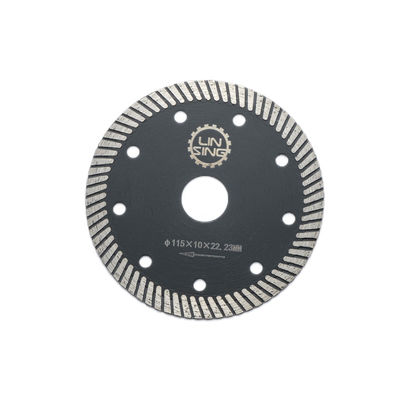 Προσαρμοσμένη υποστήριξη OBM 5 ιντσών Green Turbo Diamond Cutting Disc για την κοπή πέτρας