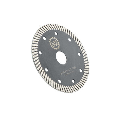 Προσαρμοσμένη υποστήριξη OBM 5 ιντσών Green Turbo Diamond Cutting Disc για την κοπή πέτρας