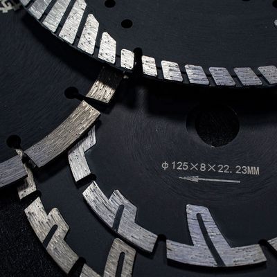 300mm 350mm 400mm Ti-επεξεργασμένο 144 δόντια Granite Saw Blade Κόψιμο για τελική επεξεργασία