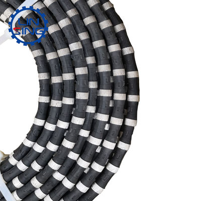 20-40 m2/m διάρκεια ζωής γρανίτη διαμαντένιο σύρμα πριόνι σχοινί για το ορυχείο 11.5mm διάμετρος