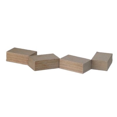 1400mm Single Disc Sandstone Cutter Tips με επίπεδο σχήμα 24*9*15mm Τμήμα στρώματος