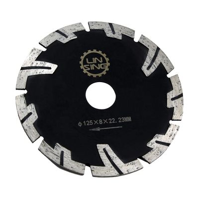 Βιομηχανικός βαθμός 115 mm Προστατευόμενα δόντια διαμαντένιο δίσκο για την κοπή τούβλων μαρμάρου γρανίτη