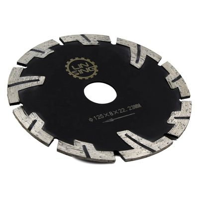 Βιομηχανικός βαθμός 115 mm Προστατευόμενα δόντια διαμαντένιο δίσκο για την κοπή τούβλων μαρμάρου γρανίτη