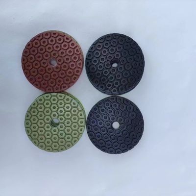 Γρανίτη μαρμάρινο πάτωμα γυαλιστερό Pad 4inch υγρή ξηρή ρητίνη Sandpaper 100mm χειριστή γουρούνι