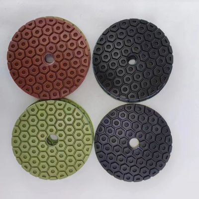 Γρανίτη μαρμάρινο πάτωμα γυαλιστερό Pad 4inch υγρή ξηρή ρητίνη Sandpaper 100mm χειριστή γουρούνι