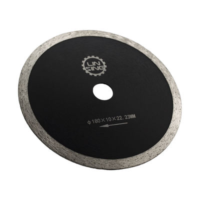 10 mm Υψόμετρο τμήματος LINSING 180 mm Diamond Lapidary Saw Blade για την κοπή πλακών πορσελάνης