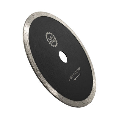10 mm Υψόμετρο τμήματος LINSING 180 mm Diamond Lapidary Saw Blade για την κοπή πλακών πορσελάνης
