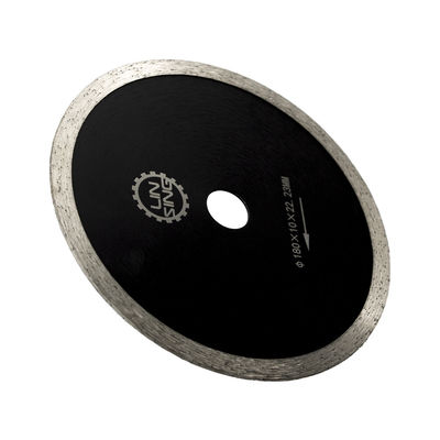 10 mm Υψόμετρο τμήματος LINSING 180 mm Diamond Lapidary Saw Blade για την κοπή πλακών πορσελάνης