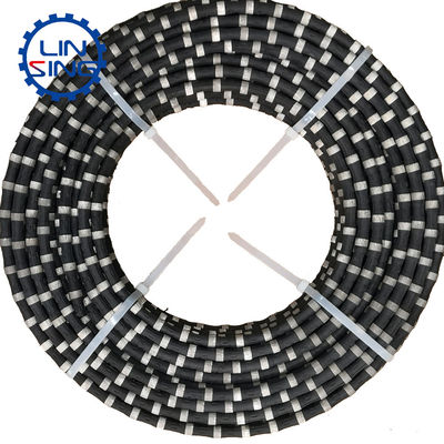 20-40 m2/m Διάρκεια ζωής D11.5MM Διαμαντένιο σύρμα πριόνι για την κοπή μαρμάρου και μπλοκ σκυροδέματος