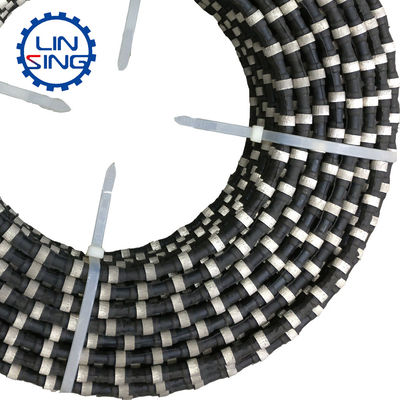Προσαρμοσμένη υποστήριξη OEM D11.5MM D12MM Διαμαντένιο σύρμα πριόνι για μείξη χάλυβα-πετρώματος κοπή