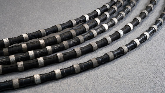 D11.5MM D12MM Δαμασένιο σχοινί πριονιστήρα για τη μείξη χάλυβα-πετρό στο λατομείο πέτρας