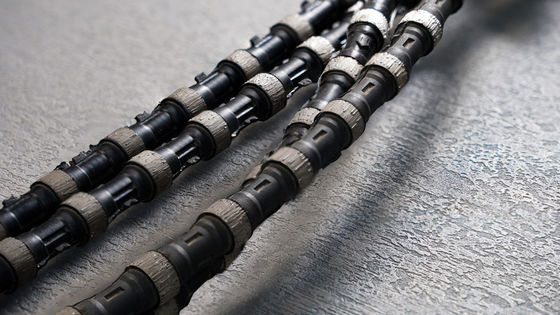 D11.5MM D12MM Δαμασένιο σχοινί πριονιστήρα για τη μείξη χάλυβα-πετρό στο λατομείο πέτρας