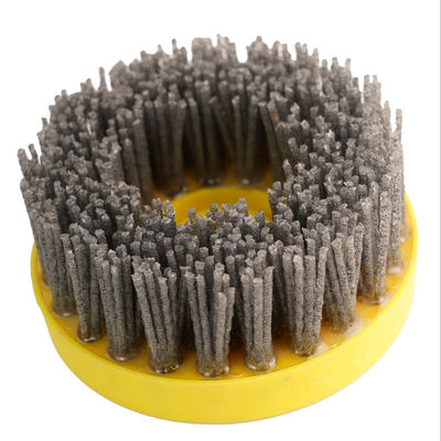 Προσαρμοσμένη υποστήριξη OBM 100mm-300mm Nylon Frankfurt Abrasive Brush για επεξεργασία πέτρας