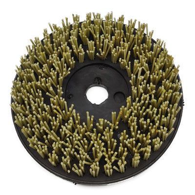 Προσαρμοσμένη υποστήριξη OBM 100mm-300mm Nylon Frankfurt Abrasive Brush για επεξεργασία πέτρας