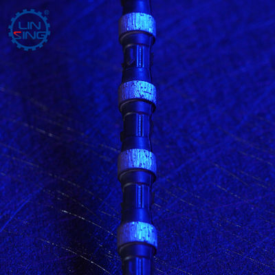 D11.5mm D12mm Δαμασένιο σύρμα πριόνι για μαρμάρινο γρανίτη και προστατευμένο από το περιβάλλον