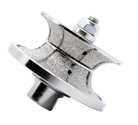 Σταθερές επιδόσεις Αβραστικό Pad Vakuum Brazed Edge Profile Wheel Διαμαντένιο Router Bits για πέτρα