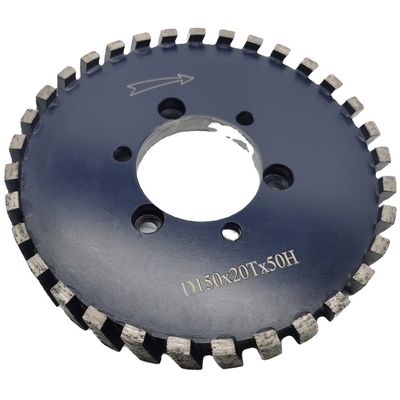 Προσαρμοσμένο 150mm CNC Stubbing Wheel για ακριβείς ανάγκες προφίλ μαρμάριου γρανίτη