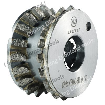 45-120mm Vacuum Brazed Diamond Router Bits για πέτρα με άκρη Full Bullnose