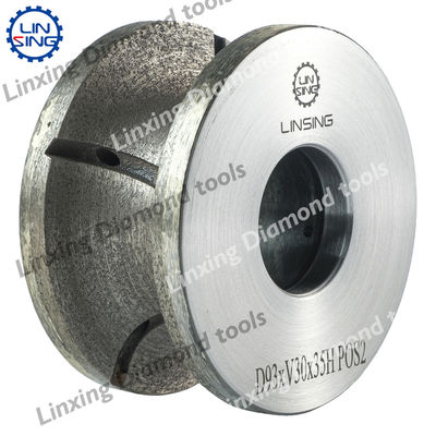 45-120mm Vacuum Brazed Diamond Router Bits για πέτρα με άκρη Full Bullnose