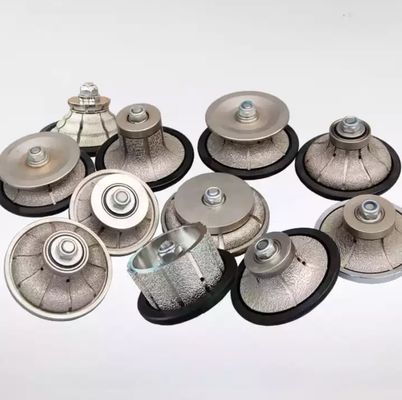 Μεταλλική σκόνη διαμάντι 98mm F30 πέτρα άλεσης προφίλ τροχός δρομολογητής Bit ηλεκτροπλασμένο Bit