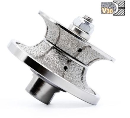 Προφίλ πέτρας άκρης κενού Brazing Router Bit Κόψιμο για πέτρα και μαρμάρινο άλεμα