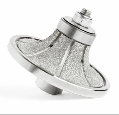 Προφίλ πέτρας άκρης κενού Brazing Router Bit Κόψιμο για πέτρα και μαρμάρινο άλεμα