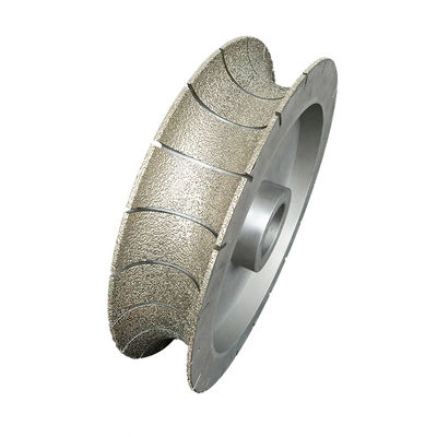 64-134mm Μακροχρόνια διάρκεια ζωής Εργαλεία προφίλ πετρώματος για μπλοκ CNC Κενό Στρίψιμο Διαμαντιού Τρίχωμα για το προφίλ