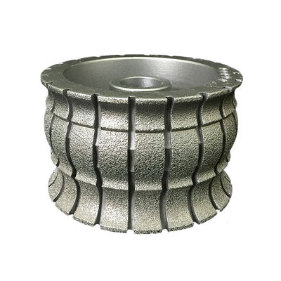 64-134mm Μακροχρόνια διάρκεια ζωής Εργαλεία προφίλ πετρώματος για μπλοκ CNC Κενό Στρίψιμο Διαμαντιού Τρίχωμα για το προφίλ