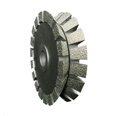 64-134mm Μακροχρόνια διάρκεια ζωής Εργαλεία προφίλ πετρώματος για μπλοκ CNC Κενό Στρίψιμο Διαμαντιού Τρίχωμα για το προφίλ