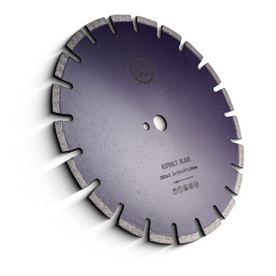10mm πλάτος λεπίδας D350mm διαμαντένια κυκλική πριονιστική λεπίδα για ομαλή και ακριβή κοπή άσφαλτου
