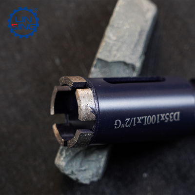 Προσαρμοσμένη υποστήριξη D32 Vacuum Brazed Diamond Core Drill Bit για ανθεκτική απόδοση
